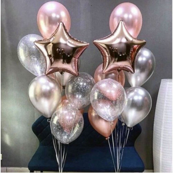 Фонтаны шаров "Дубль старт" в Старом Осколе