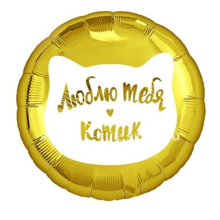 Фольгированный шар "Люблю тебя, Котик" в Старом Осколе