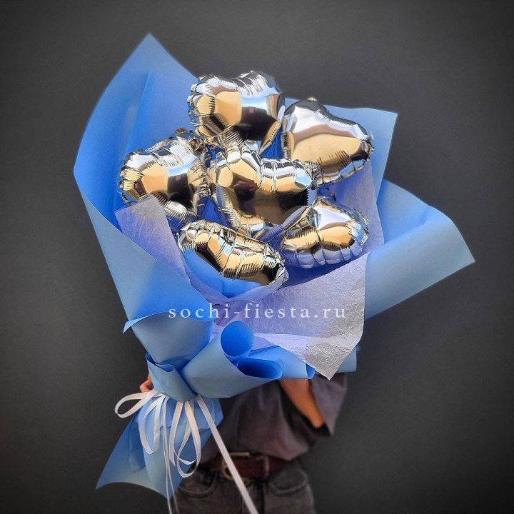 Букет из шаров сердец  №2 в Старом Осколе