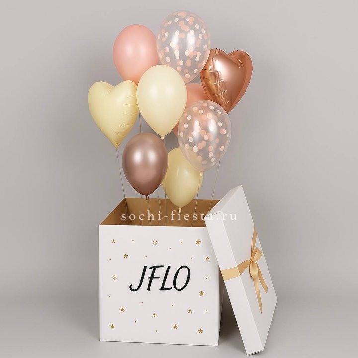 Коробка-сюрприз с шарами №2 в Старом Осколе