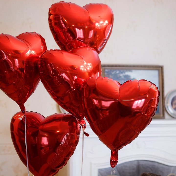 Фольгированный шар "Сердце" в Старом Осколе