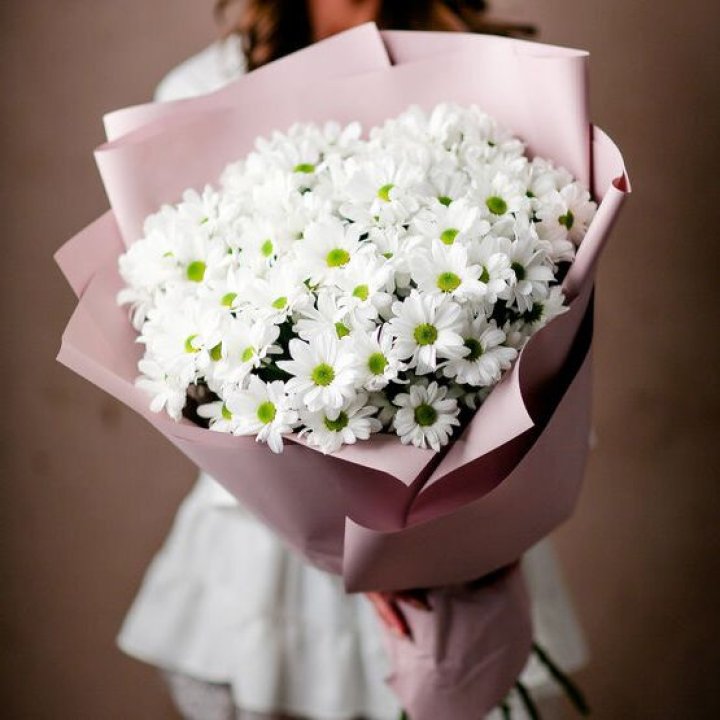 Букет хризантем №2 в Старом Осколе