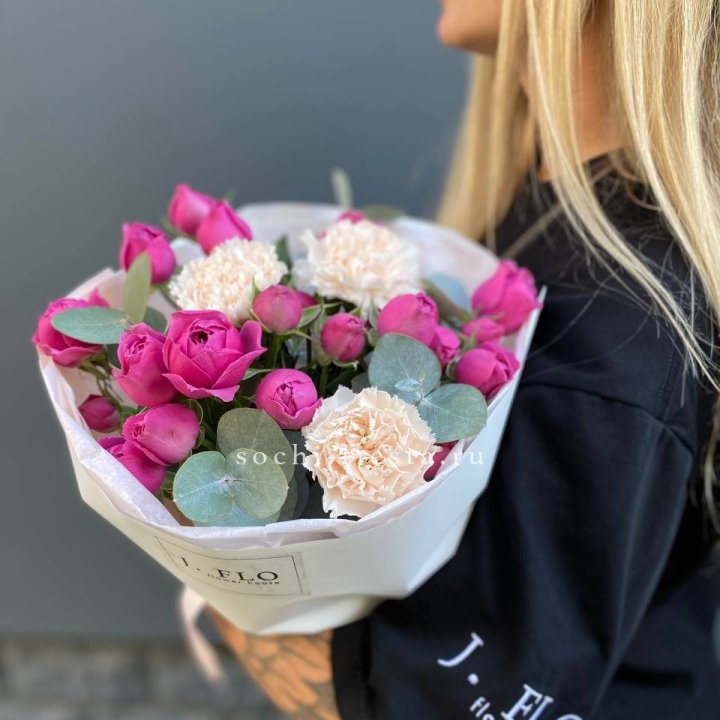 Букет с мисти бабблс №2 в Старом Осколе