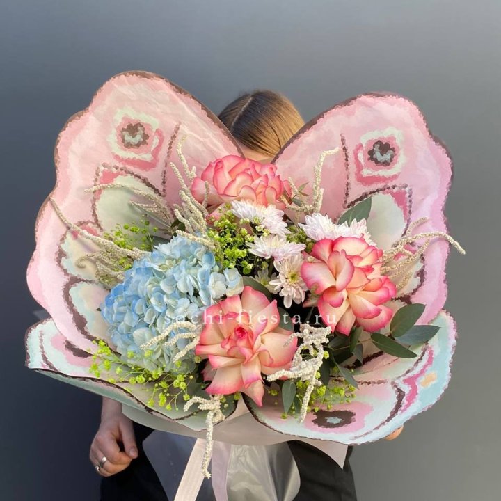 Дизайнерский букет бабочка №5 в Старом Осколе