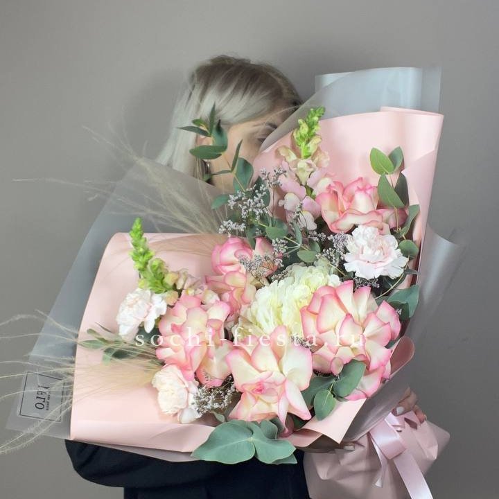  Букет  "Закат для неё" в Старом Осколе