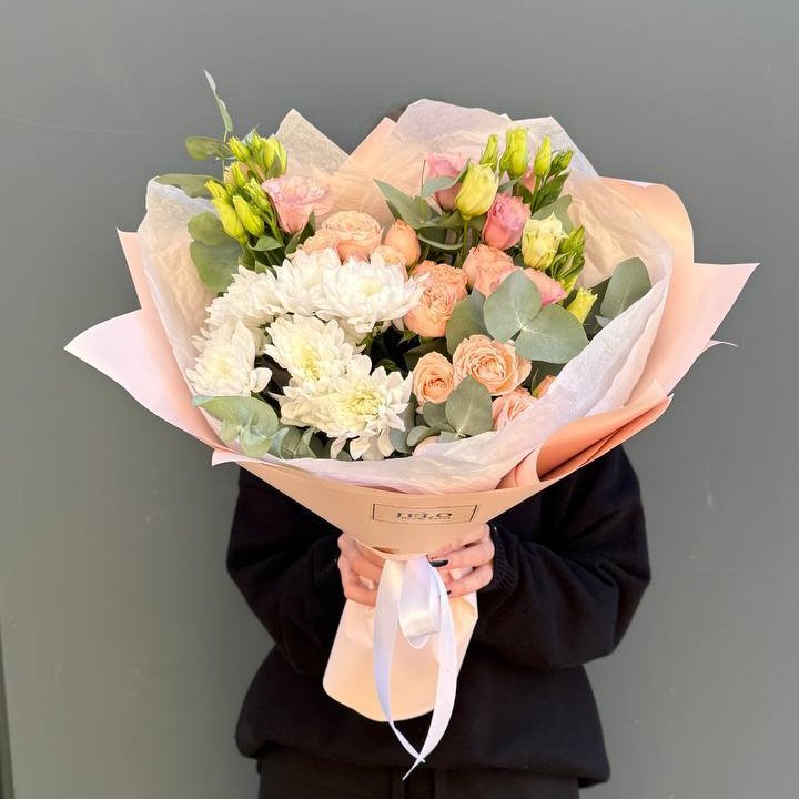 Букет "Персиковая нежность" в Старом Осколе