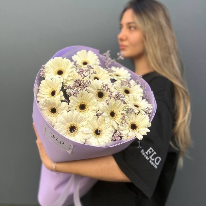 Букет голландских гербер "Лавандер" в Старом Осколе