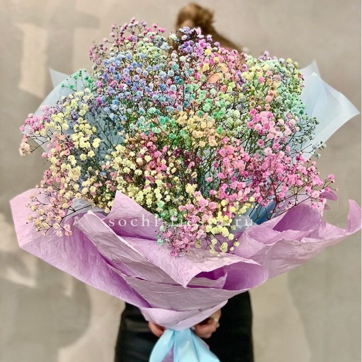 Радужные гипсофилы №2 в Старом Осколе