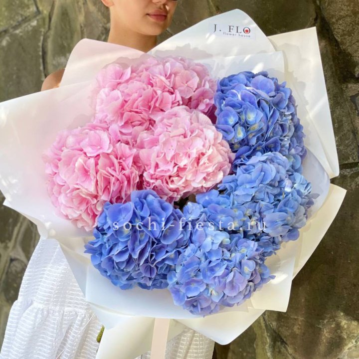 Букет гортензий №1 в Старом Осколе
