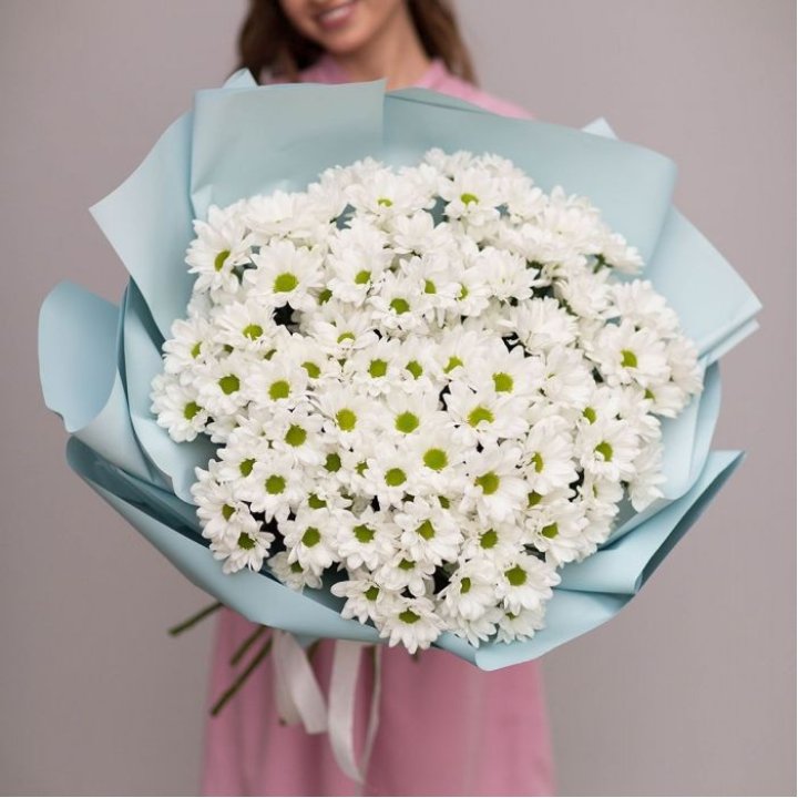  Букет хризантем "Бон-бон" в Старом Осколе