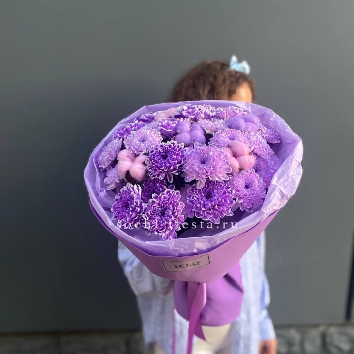 Хризантемы с хлопком в Старом Осколе