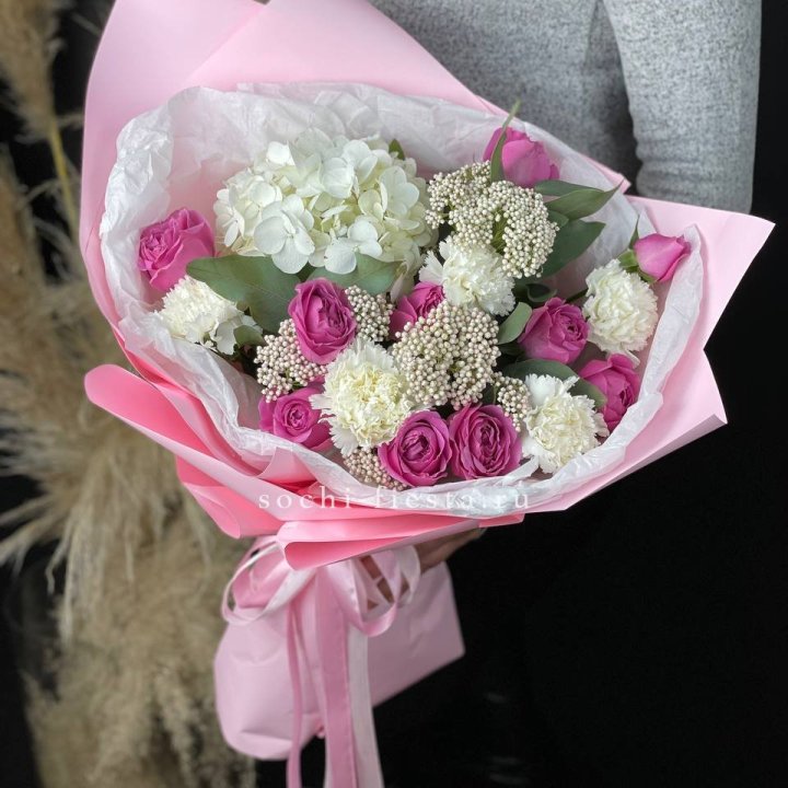 Букет с мисти бабблс №1 в Старом Осколе