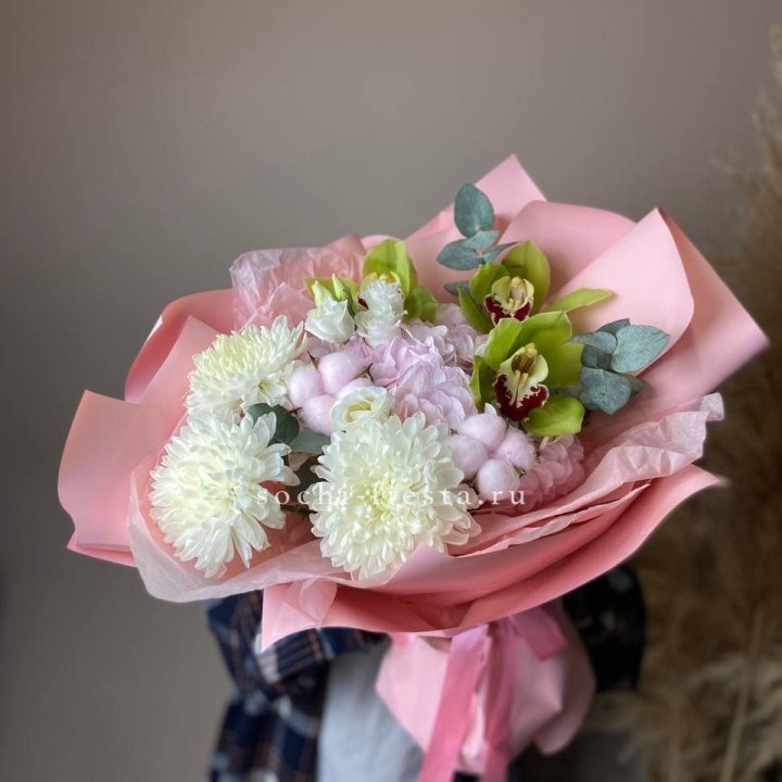  Букет с орхидеями "Вита" в Старом Осколе