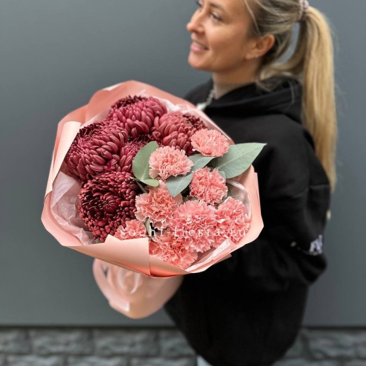 Дуо диантусы и бигуди в Старом Осколе