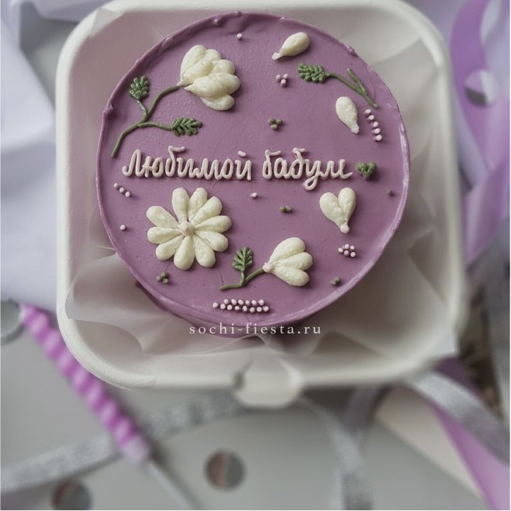 Бенто-торт "Любимой бабуле" в Старом Осколе