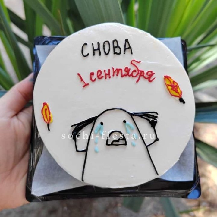 Бенто-торт "Не опять, а снова..." в Старом Осколе