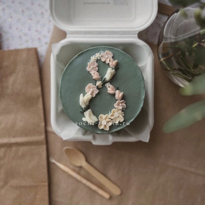 Бенто-торт "8 марта" green  в Старом Осколе