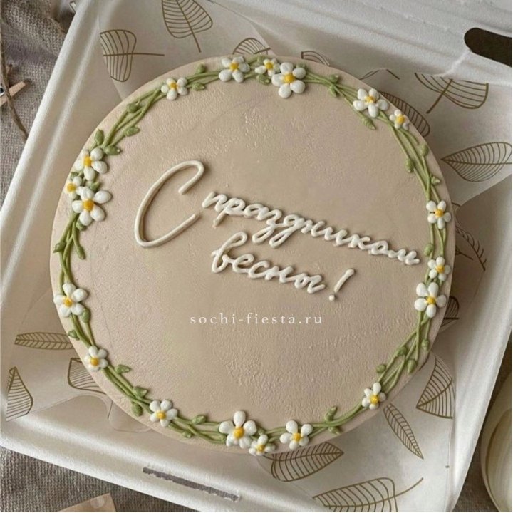 Бенто-торт "C праздником весны!"  в Старом Осколе