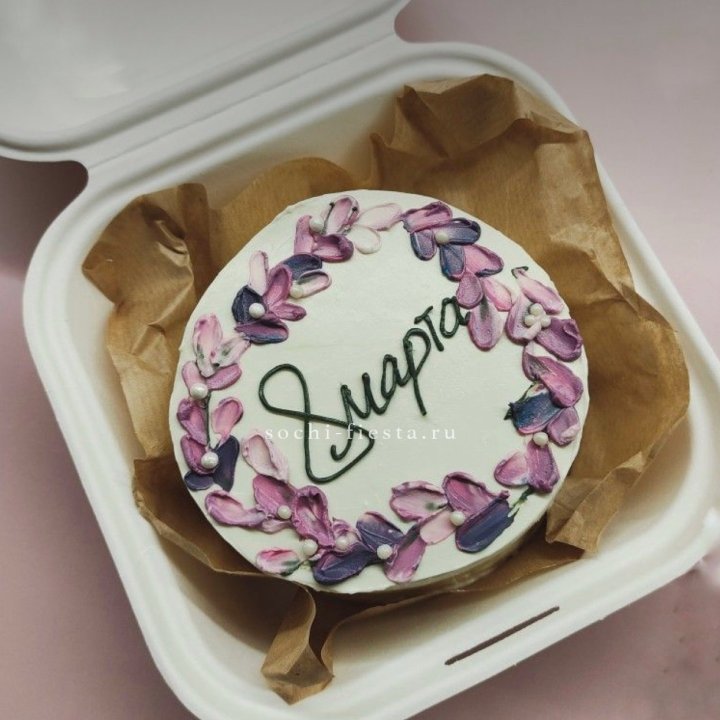 Бенто-торт "8 марта цветы"  в Старом Осколе