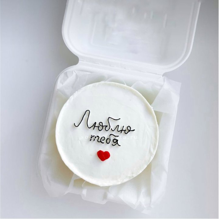 Бенто-торт "Люблю Тебя"  в Старом Осколе