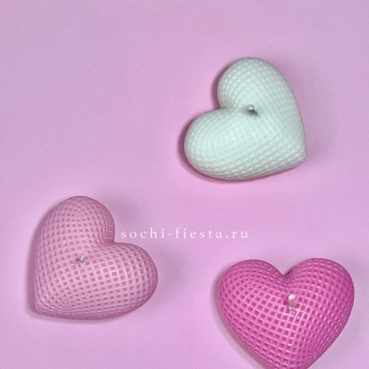 Набор свеч сердец в Старом Осколе