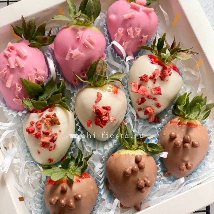 Клубника в шоколаде 9 ягод в Старом Осколе