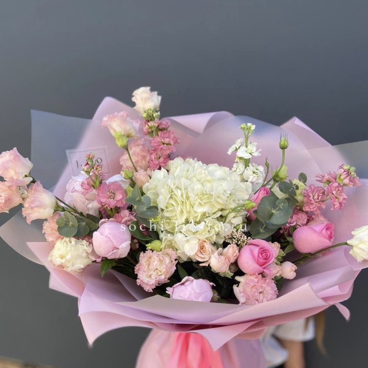 Дизайнерский букет "Фламинго" в Старом Осколе