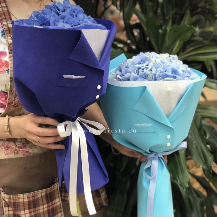 Букет с гортензией с пиджаком в Старом Осколе