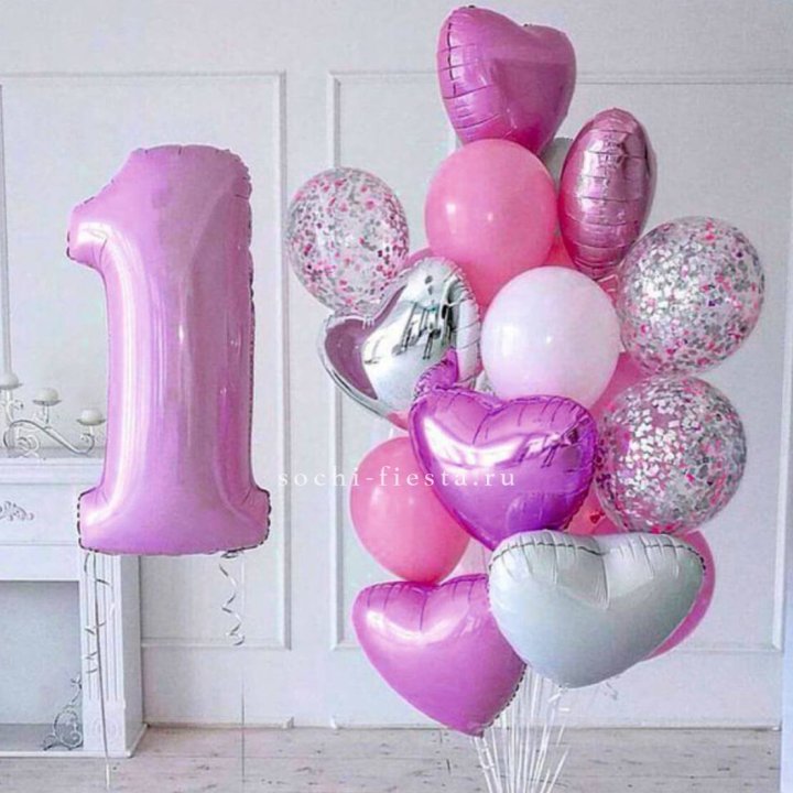 Набор шаров "С днем рождения" в Старом Осколе