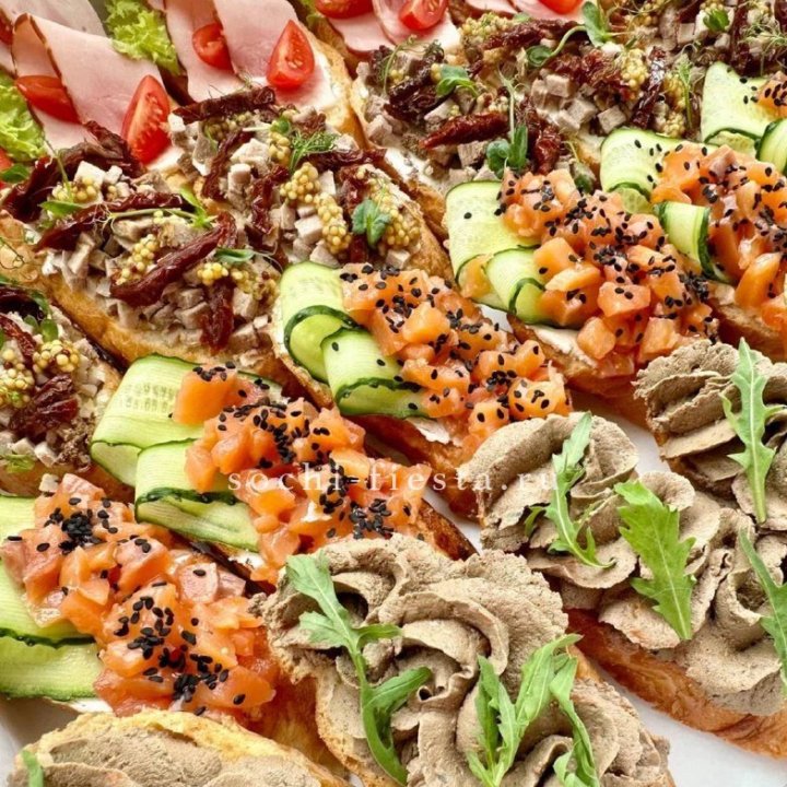 Брускетта "4 вкуса иксель" в Старом Осколе