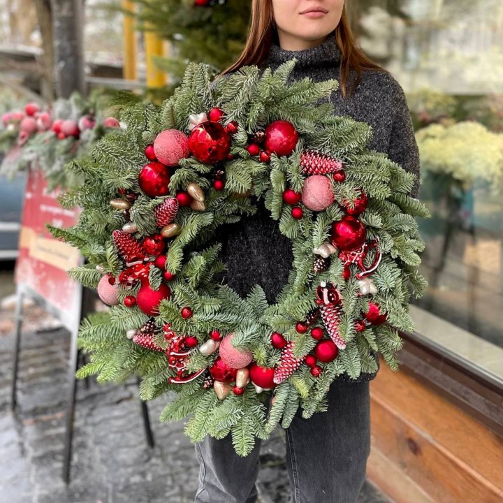 Рождественский венок  в Старом Осколе