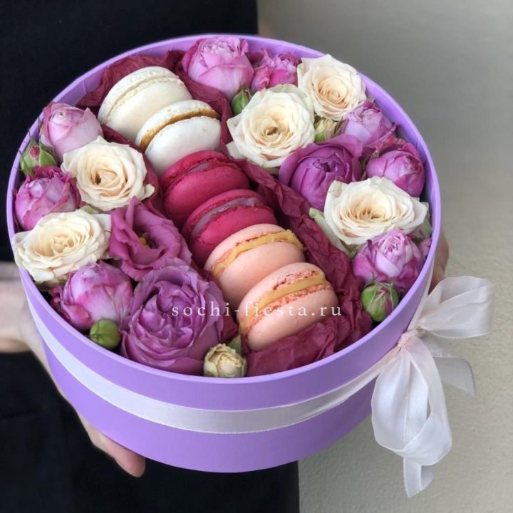 Цветочный бокс "Лаванди" в Старом Осколе