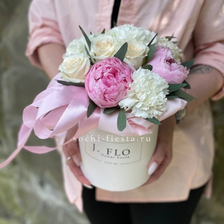 Цветочный бокс мини №2 в Старом Осколе