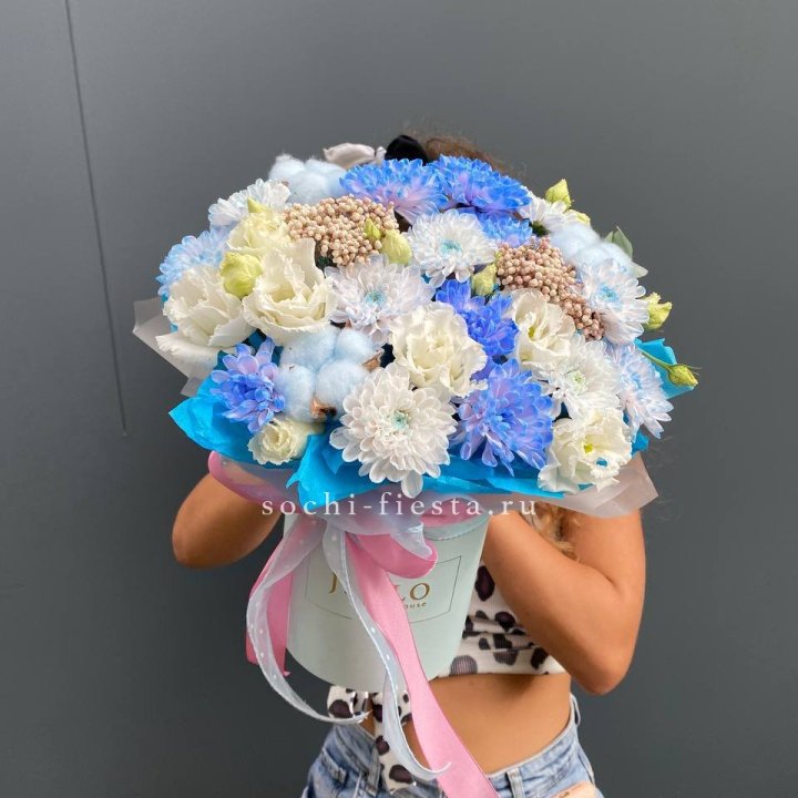 Коробка цветов  " Облако" в Старом Осколе