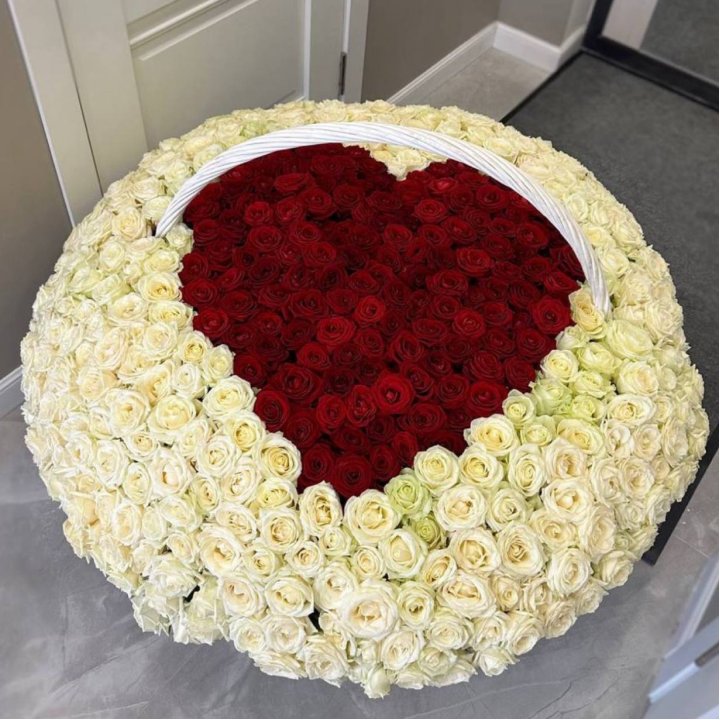 501 роза сердце в Старом Осколе