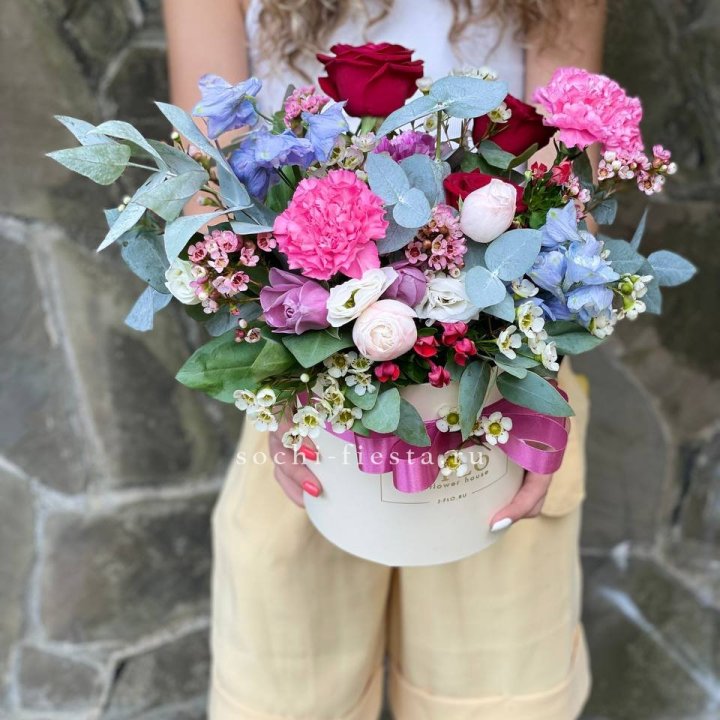 Цветочный бокс №4 в Старом Осколе