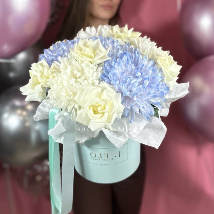 Коробка с цветами "Вольта" в Старом Осколе