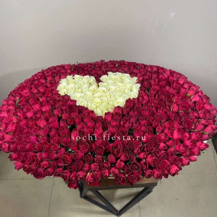 501 роза в корзине в Старом Осколе