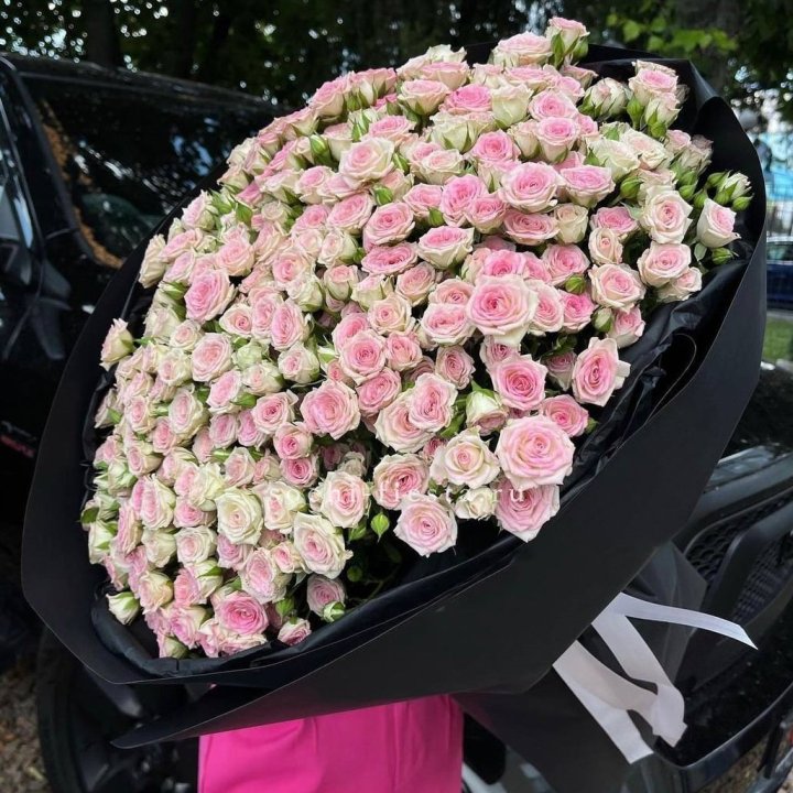 101 кустовая роза "Твистер" в Старом Осколе