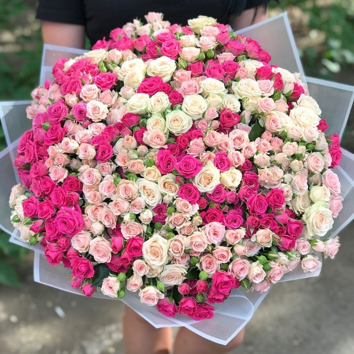 101 кустовая роза в Старом Осколе