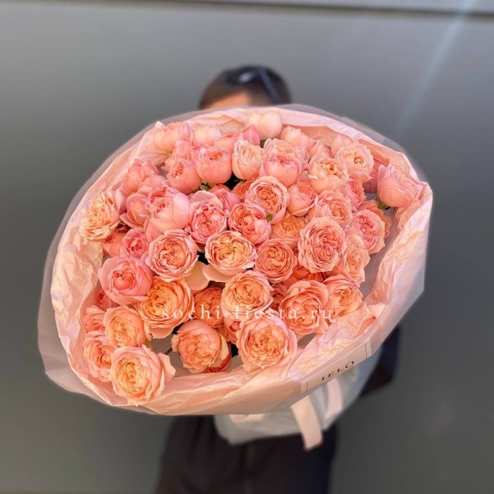 Букет из 21 пионовидной розы Джульетта в Старом Осколе