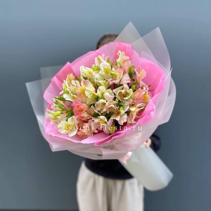 букет альстромерий "Черри" в Старом Осколе