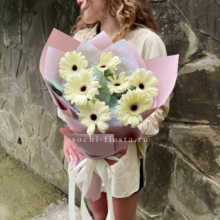 Букет голландских гербер  в Старом Осколе