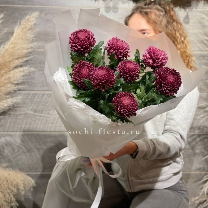 Хризантемы Бигуди в Старом Осколе