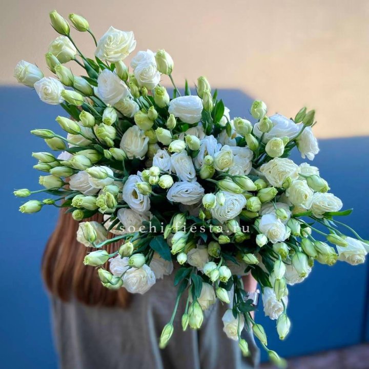 Охапка эустомы в Старом Осколе