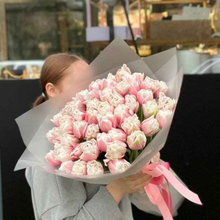 51 нежный тюльпан в Старом Осколе