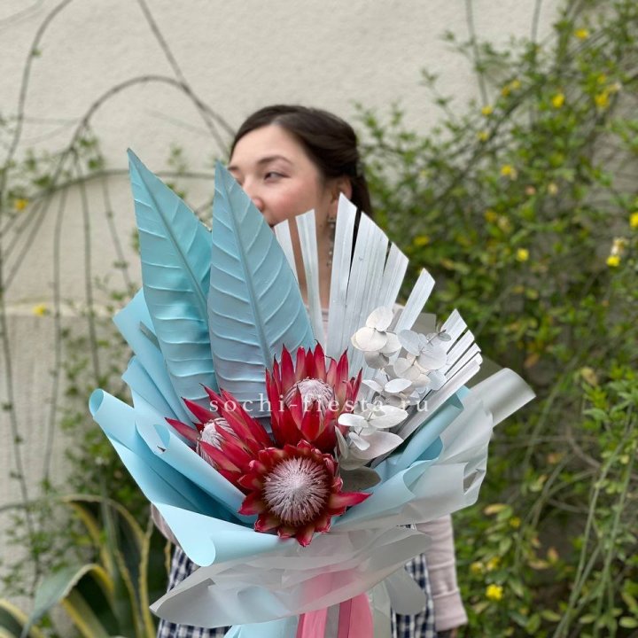 Букет из протеи "Клеопатра-2" в Старом Осколе