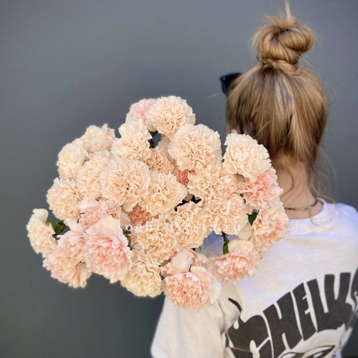 Охапка диантусов  в Старом Осколе