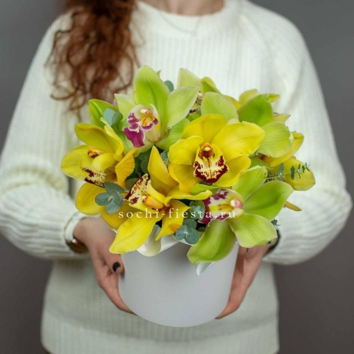 Бокс с орхидей №1 в Старом Осколе