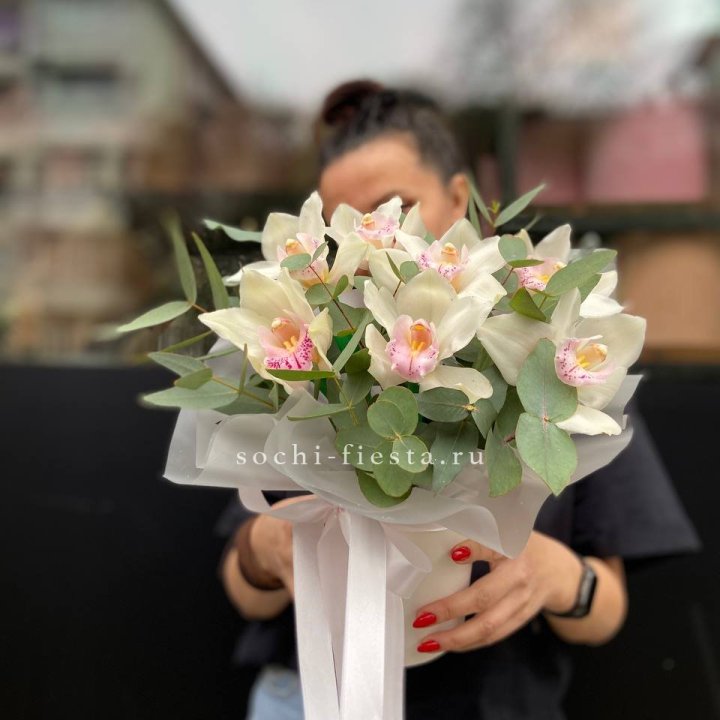 Бокс с орхидеями в Старом Осколе